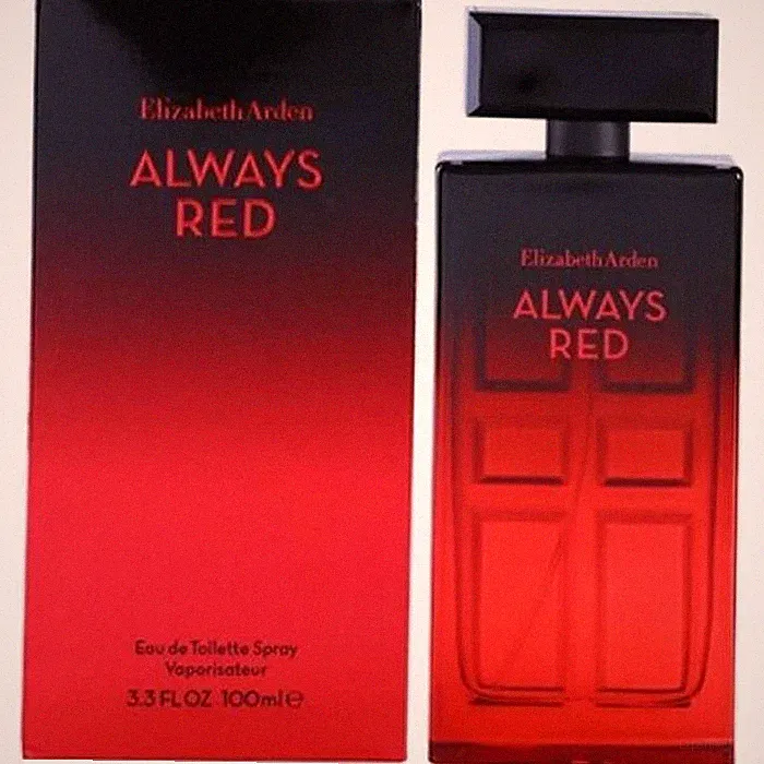ALWAYS RED by Elizabeth Arden EDT Perfume 3.4 3.3 oz NEW IN BOX
