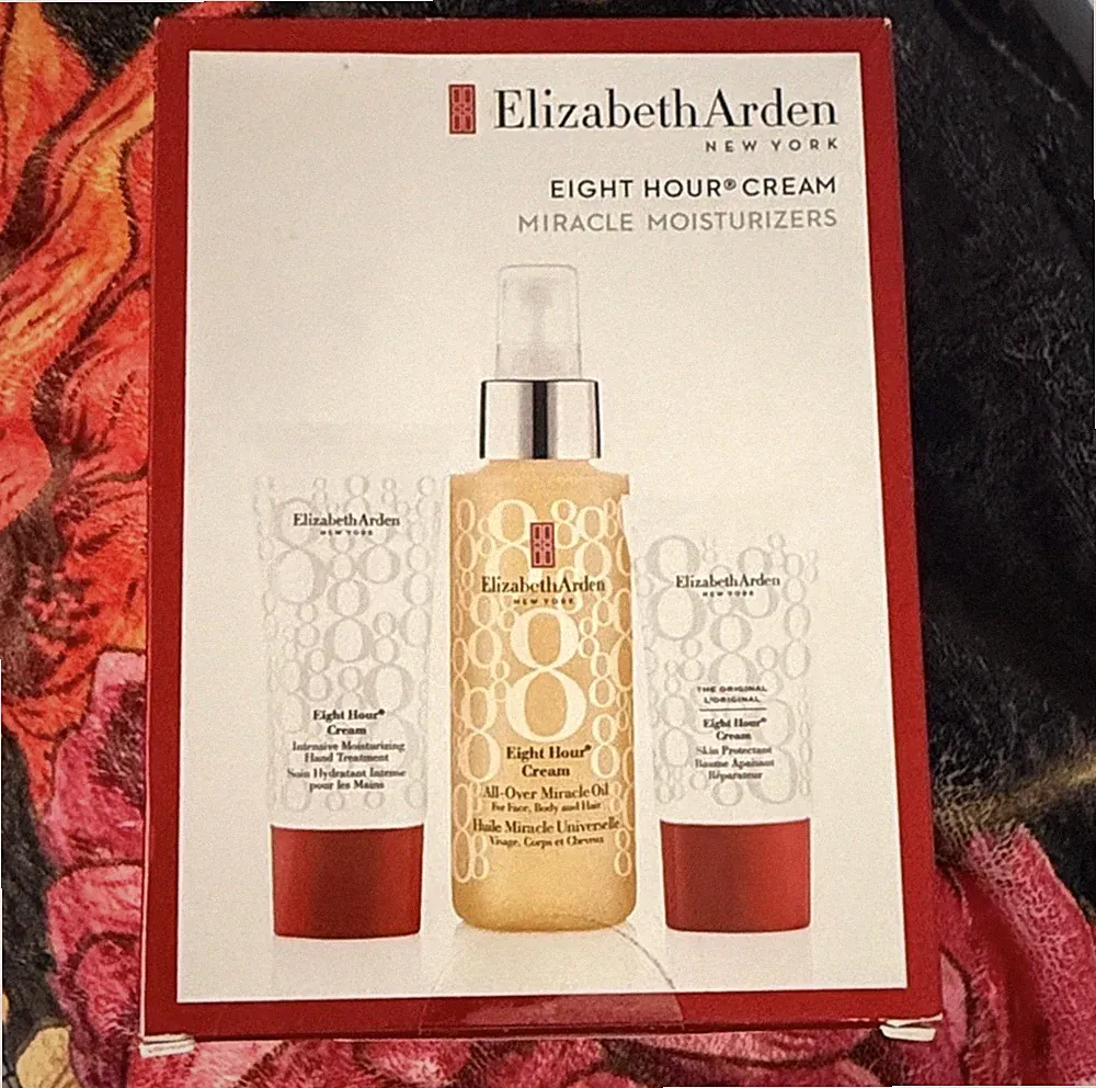 Elizabeth Arden Eight Hour Cream Set Miracle Oil Hand Treatment Skin Protectant