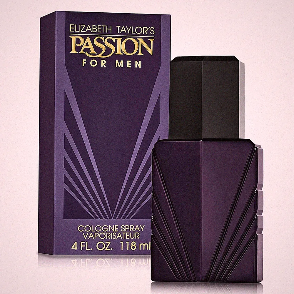 Elizabeth Taylor Passion Men's Cologne Fragrance 4 Fl Oz (Pack of 1), BLACK