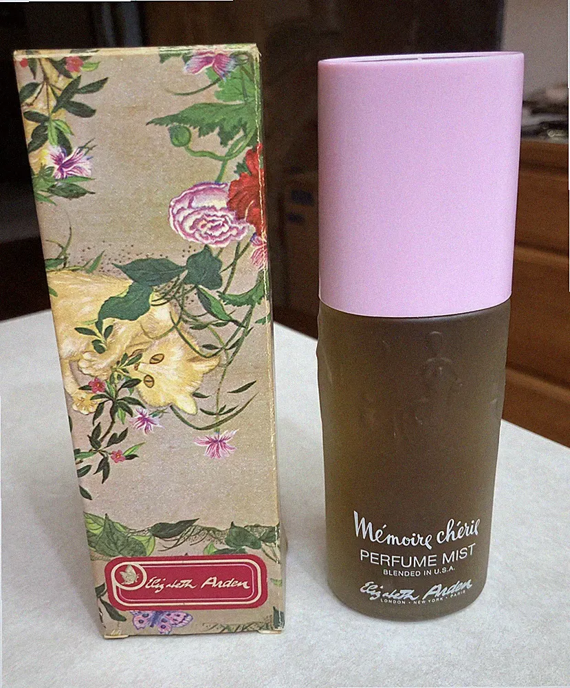 Memoire Cherie Perfume Mist 3 1/4oz Elizabeth Arden. Vintage Mid Century New