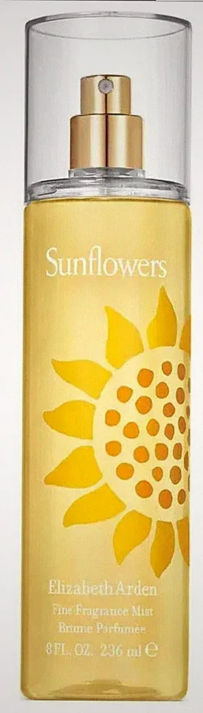Sunflowers Elizabeth Arden Fine Fragrance Mist Body Spray 8 oz New