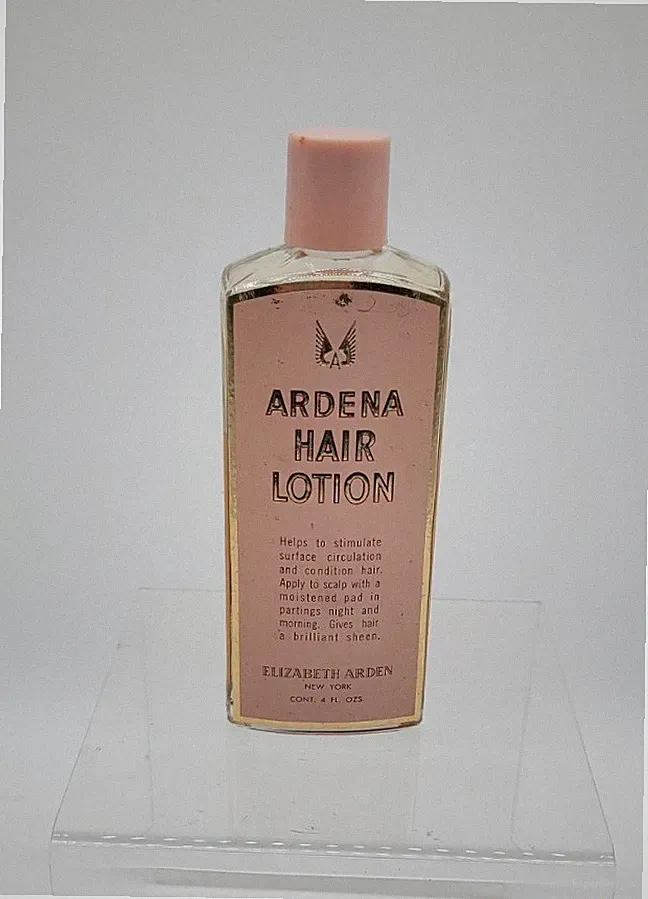 Vintage Rare Elizabeth Arden Hair Lotion Ardena 1930s 3/4th Full